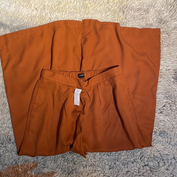 NWT Loft wide leg pleated pant size MT - Picture 4 of 5